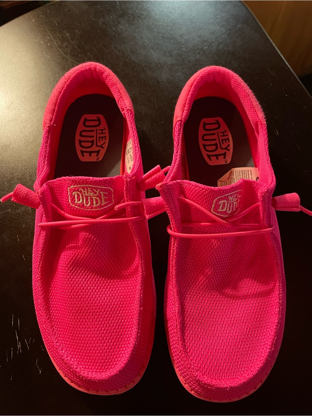 Hey Dude Women’s Hot Pink Slip-On Sneakers